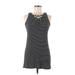 One Clothing Casual Dress - Shift: Black Print Dresses - Women's Size Large