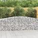 vidaXL Arched Gabion Basket 78.7"x11.8"x15.7"/23.6" Galvanized Iron