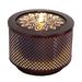 Sunnydaze Repeating Diamond Cylinder Iron Outdoor Water Fountain - 11.75"