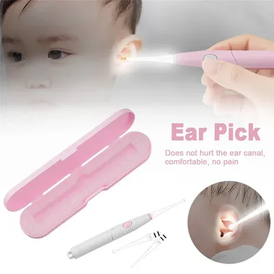 Outil de suppression de cérumen avec lampe de poche pour bébé nettoyeur d'oreille cure-oreille
