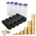 NICEYARD-Distributeur de Pièces de Monnaie en Euro Boîte de Rangement Porte-Monnaie Créatif Pot