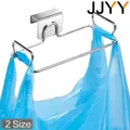 JJYY-Porte-sacs à ordures en acier inoxydable porte-poubelle de cuisine porte-Cisco rangement des