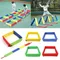 Jeux de plein air amusants pour enfants, cadre de saut, trous de forage, jouets, formation à