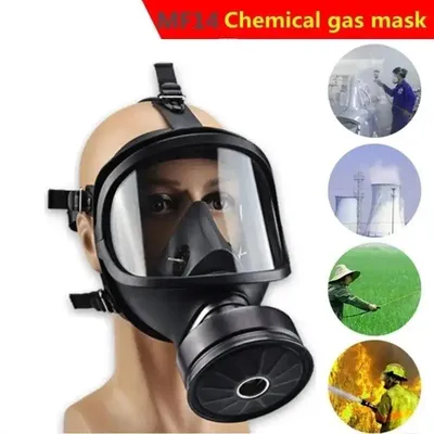 Masque à Gaz Complet Auto-Amorçant Anti-rayonnement Nucléaire Pollution Radioactive Produit