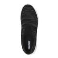 Extra Wide Width Men's Athletic Knit Stretch Sneaker by KingSize in Black Marl (Size 12 EW)