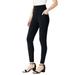 Plus Size Women's Side-Pocket Essential Legging by Roaman's in Black (Size 42/44)