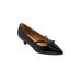 Extra Wide Width Women's The Declan Slip On Pump by Comfortview in Black (Size 8 1/2 WW)