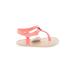 Gymboree Sandals: Pink Solid Shoes - Kids Girl's Size 1