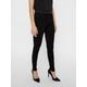 Skinny-fit-Jeans VERO MODA "VMLUX NW SUPER S JEANS" Gr. XXL, Länge 32, schwarz (black) Damen Jeans Röhrenjeans