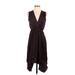 Simply Vera Vera Wang Casual Dress: Brown Dresses - Women's Size Small