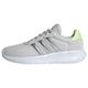 adidas Damen Lite Racer 3.0 Schuhe Sneaker, Grey One Silver Metallic Pulse Lime, 36 2/3 EU