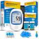 ACCUGENCE PM900 Blood Glucose Test Kit, With 3in1 Blood Glucose Meter (Glucose, Uric Acid, Ketone) And 100 Blood Sugar Test Strips & 60Pcs Lancets For Diabetes Home Self-testing -mmol/L