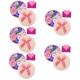 ABOOFAN 5pcs Preserved Flower Decoration Rose Bath Soap Floral Scented Bath Soap Rose Petal Soap Scented Plant Rose Shaped Soap Upholstery Trim Soap Decoration Soap Flower Christmas Purple