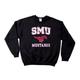NCAA SMU Mustangs 50/50 Blended 8-Ounce Vintage Mascot Crewneck Sweatshirt, XX-Large, Black