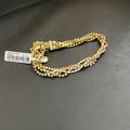 J. Crew Jewelry | Nwt J. Crew Gold Silver Rhinestone 3 Chain Braided Tassel Bracelet | Color: Gold/Silver | Size: Os