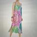 Lilly Pulitzer Dresses | Nwt Lily Pulitzer Bellamy Satin Slip Dress | Color: Green/Pink | Size: Xxs