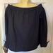 Zara Tops | Off Shoulders Zara Woman Black Pullover Top Size L | Color: Black | Size: L