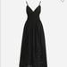 J. Crew Dresses | Nwt J.Crew Black V-Neck Smocked-Waist Maxi Dress Sz 00p | Color: Black | Size: 00p