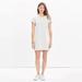Madewell Dresses | Madewell Striped Button-Back Tee Dress | Color: Gray/White | Size: Xxs