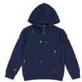Polo By Ralph Lauren Jackets & Coats | Nwt Polo Ralph Lauren Kids Rainbow Embroidered Polo Pony Hoodie Navy/ Multi | Color: Blue | Size: Various