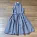 Michael Kors Dresses | On Hold - Michael Kors Striped Button Dress | Color: Blue/White | Size: 2