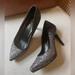 Nine West Shoes | Nine West Black And Silver Ombr Glitter Pumps | Color: Black/Silver | Size: 6