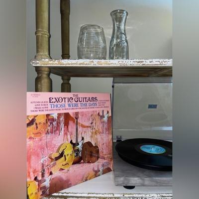 Urban Outfitters Media | Exotic Guitars Instrumental Vinyl Record- Those Were The Days | Color: Pink | Size: Os