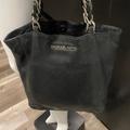 Michael Kors Bags | Michael Kors Black Satchel Bag | Color: Black/Silver | Size: Os