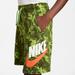 Nike Bottoms | Nike Boys Sportswear Printed French Terry Shorts Size Xs Do6493 Green Nwt | Color: Green | Size: Xsg