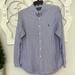 Ralph Lauren Shirts | Men’s Ralph Lauren Classic Fit Blue Striped Shirt Size 16.5 | Color: Blue/White | Size: 16.5