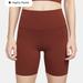 Nike Shorts | Nike Yoga Luxe Women's High-Waisted Shorts | Color: Red | Size: S