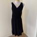 Zara Dresses | New! Zara Collection Small Black Wrap Neck Sleeveless Dress. | Color: Black | Size: S