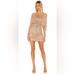 Free People Dresses | Nwt - Free People Giselle Mini Dress Rose Gold Party Size Xs | Color: Gold/Pink | Size: Xs