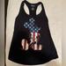 Disney Tops | Disney Mickey Mouse American Flag 4th Of July Tank Top Size Large | Color: Black/Red | Size: L