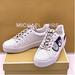 Michael Kors Shoes | Michael Kors Poppy Lace Up Sneakers Bright White | Color: Silver/White | Size: 5