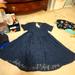 Torrid Dresses | Nwt Torrid 14w/16w Short Sleeve Blue Lace Dress | Color: Blue | Size: 1x