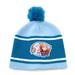 Disney Accessories | Disney Frozen Ii Anna & Elsa Pom Beanie | Color: Blue/White | Size: Youth (One Size)