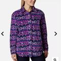 Columbia Jackets & Coats | Nwt Columbia Women’s Benton Springs Shirt Jacket Sz. M | Color: Pink/Purple | Size: M