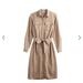 Nine West Dresses | Nwt Nine West Shirt Dress | Color: Tan | Size: L