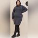 Torrid Dresses | Nwt Torrid At The Knee Ultra Soft Sweater Dress | Color: Gray | Size: 5(28)