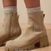 American Eagle Outfitters Shoes | Nwt! American Eagle Outfitters Knit Cuff Bootie | Color: Tan | Size: 11