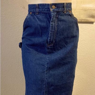 Levi's Skirts | 1970s - 80s Women's Levi's Vintage Denim High Waisted Skirt Rare*** No Tab | Color: Blue | Size: S