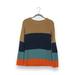 Anthropologie Sweaters | Anthropologie Sparrow Olaf Tan Blue Orange Stripe Wool Blend Crew Neck Sweater | Color: Blue/Tan | Size: S