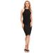 Zara Dresses | Nwt Zara Womens Dress S Black Shimmer Metallic Bodycon Fitted Backless Swift Era | Color: Black | Size: S