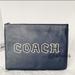 Coach Bags | Nwt Coach Large Leather Tablet Case Pouch Clutch | Color: Black | Size: Os