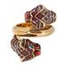 Gucci Jewelry | New Gucci Double Head Panther Ring Size It 10 - 5.25 Us Red Crystalls | Color: Red | Size: 5.25