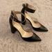 Nine West Shoes | Nwot Nine West Black Heel With Ankle Strap | Color: Black | Size: 8.5