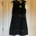 Kate Spade Dresses | Nwt Kate Spade Blossom Trim Tweed Dress Size 12 | Color: Black | Size: 12