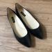 Nine West Shoes | Nine West Speakup Black Leather Flats | Color: Black | Size: 6.5