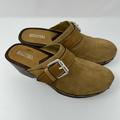 Michael Kors Shoes | Michael Kors Suede Stud Clogs - Tan 8.5 | Color: Tan | Size: 8.5